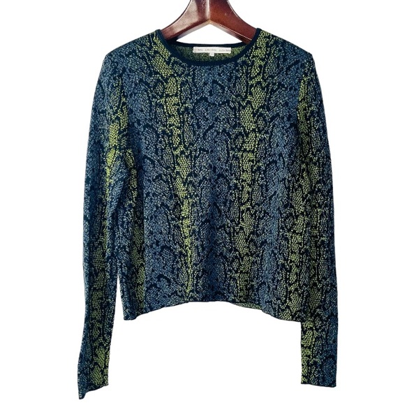 & Other Stories Snake/Reptile Print Sweater Size S - Picture 1 of 7